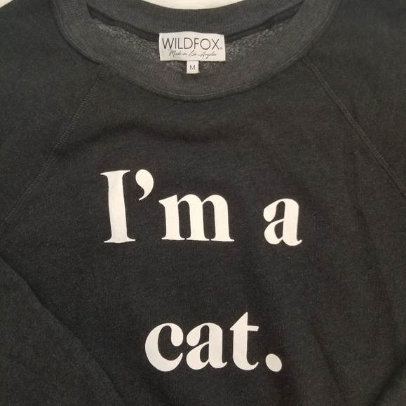 Wildfox I’m a Cat Sweatshirt - Picture 4 of 5